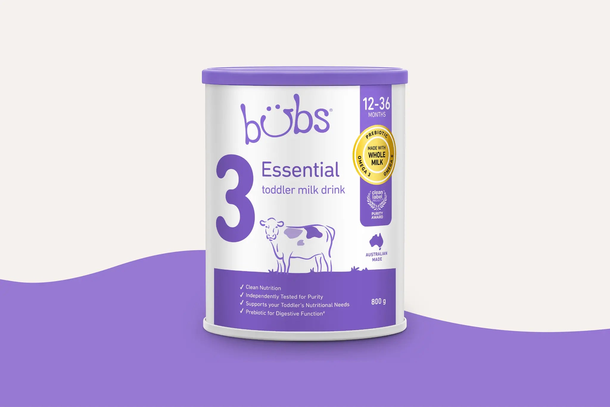 Bubs Essential Cows Milk Toddler Drink Stage 3