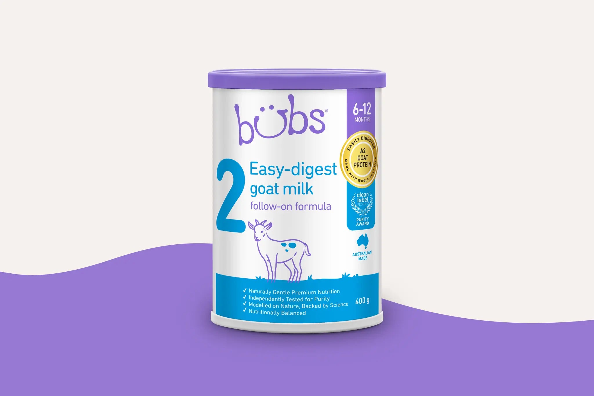 Bubs Easy-digest Goat Milk Follow-on Formula Stage 2 - 400g
