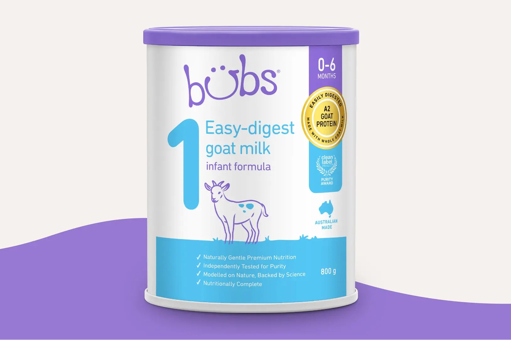Bubs Easy-digest Goat Milk Infant Formula Stage 1