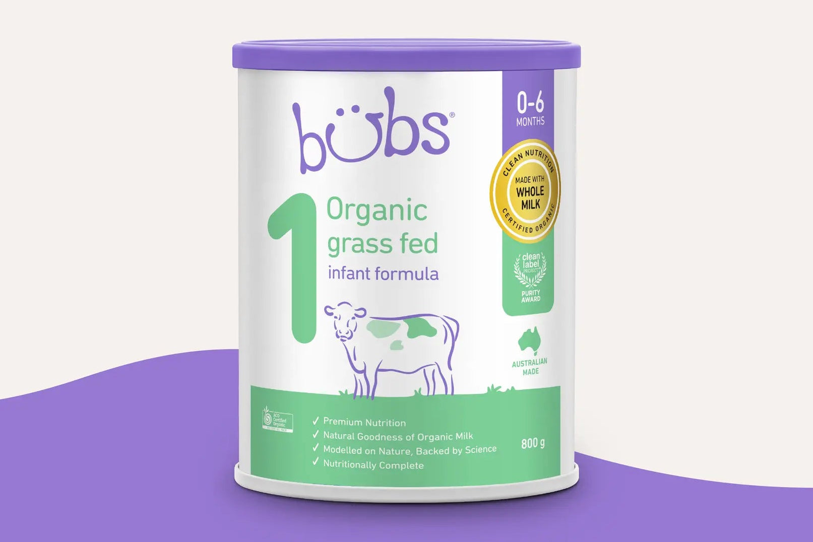 Bubs Organic Grass Fed Infant Formula Stage 1
