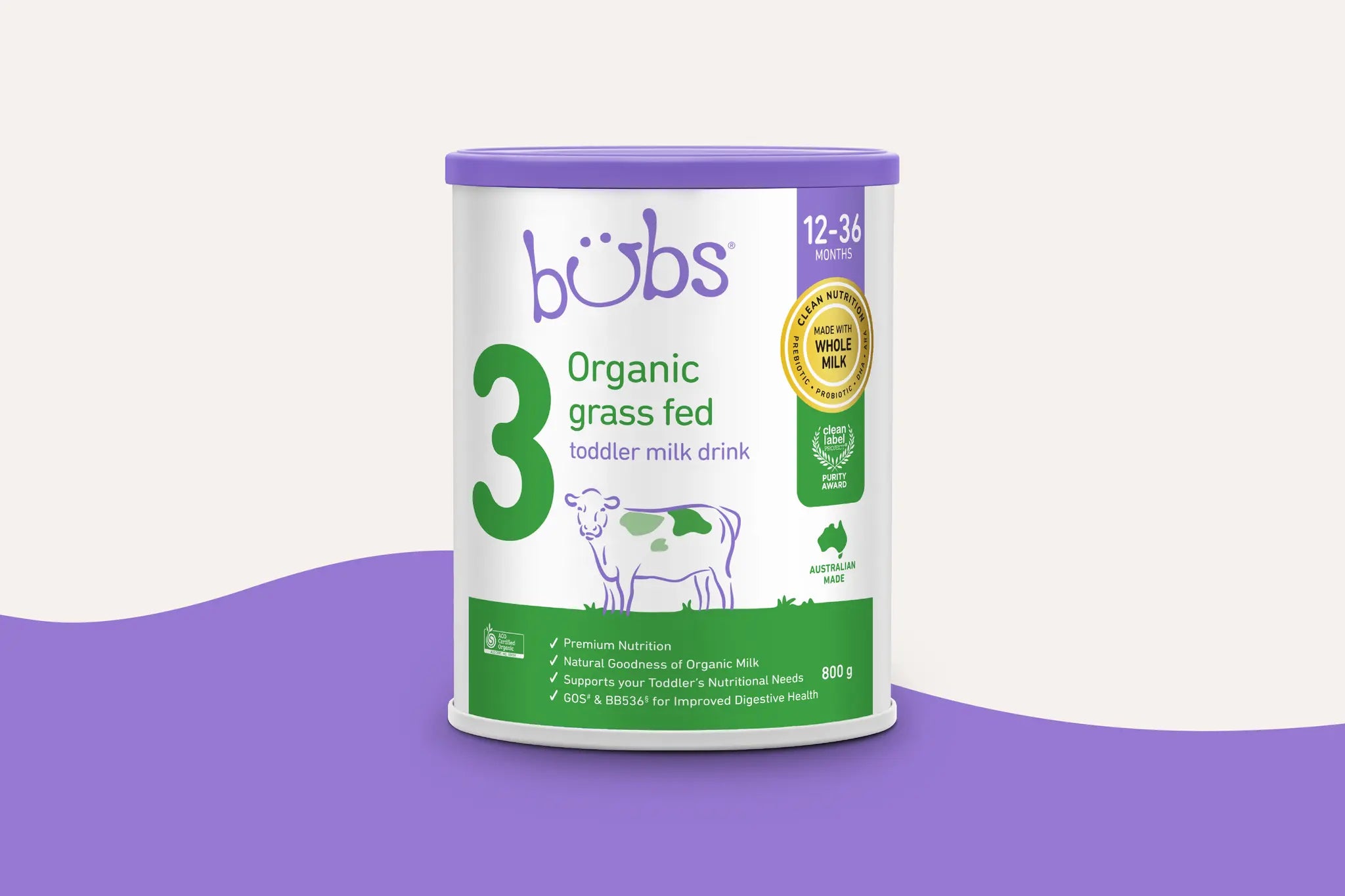 Bubs Organic Grass Fed Toddler Milk Stage 3