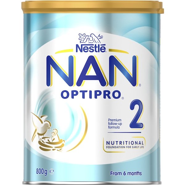 Nestle Nan Optipro 2 Follow-On 6-12 Months Baby Formula Powder 800g